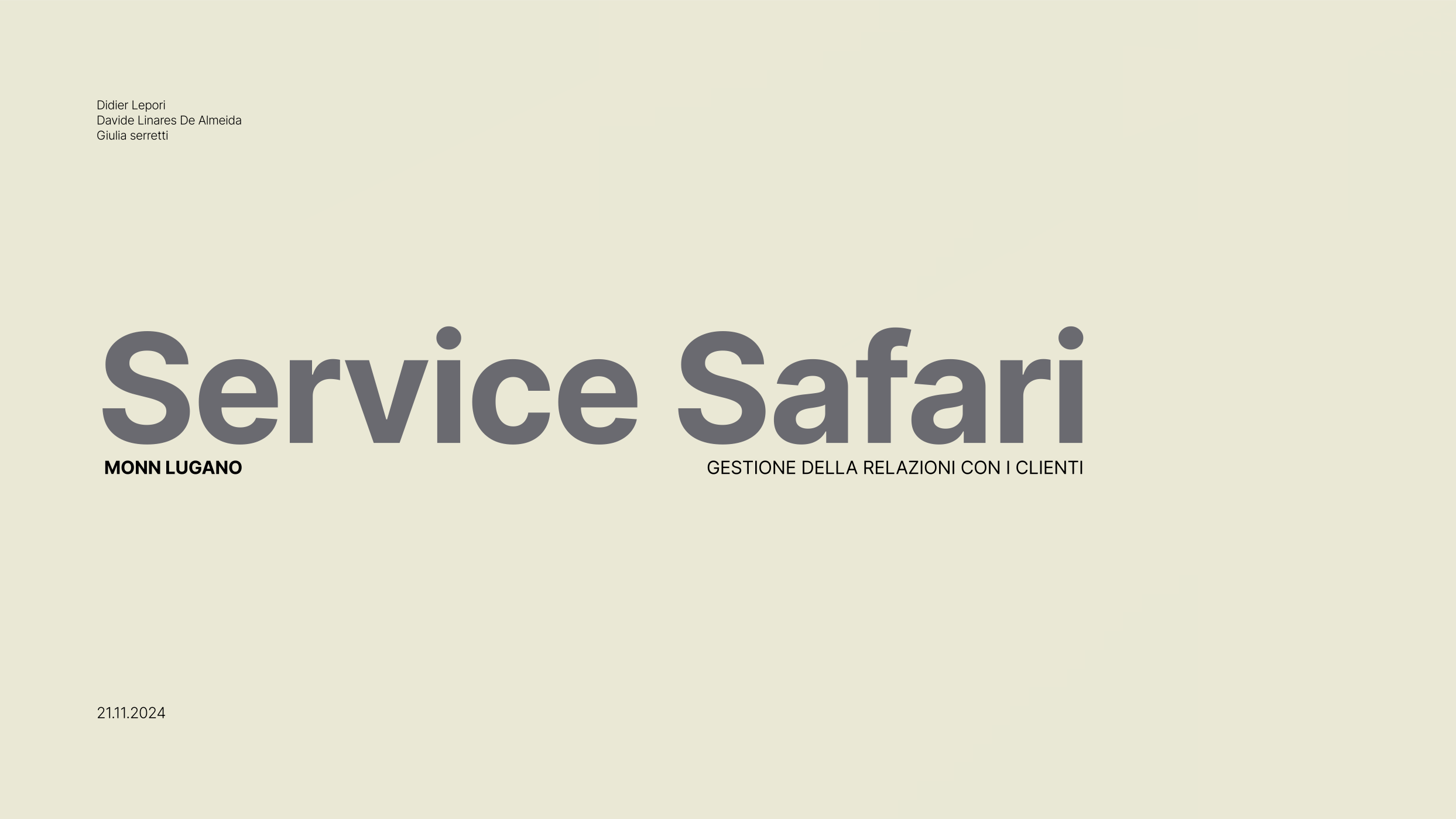 Service Safari